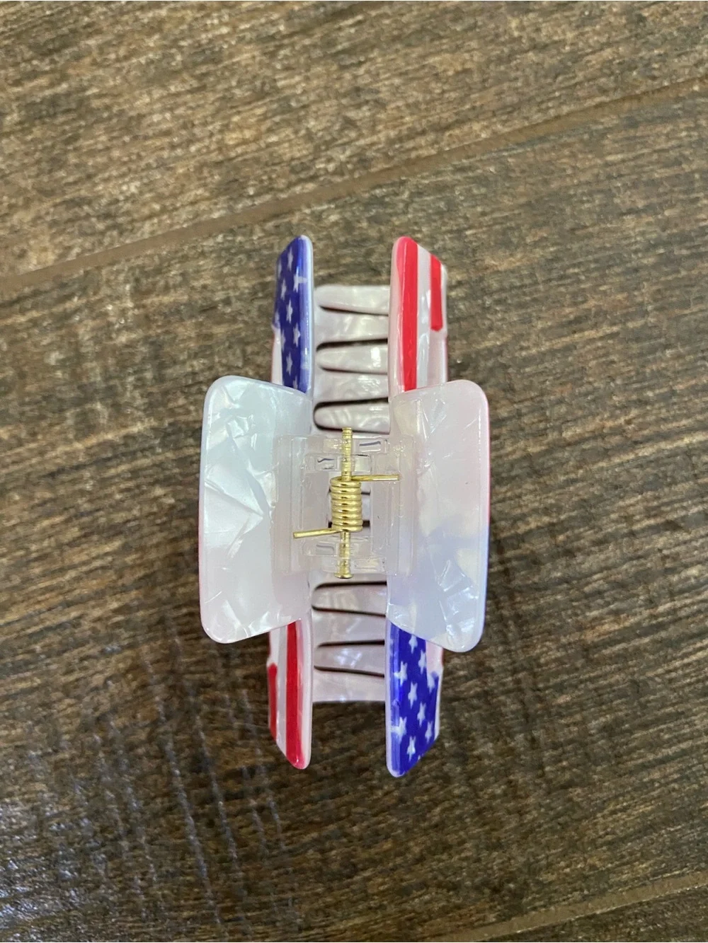 American Flag Hair Clip - Red, White & Blue